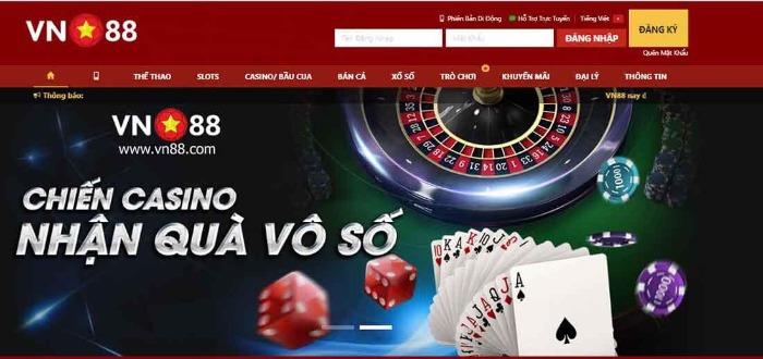 Các game casino có tại nhà cái VN88