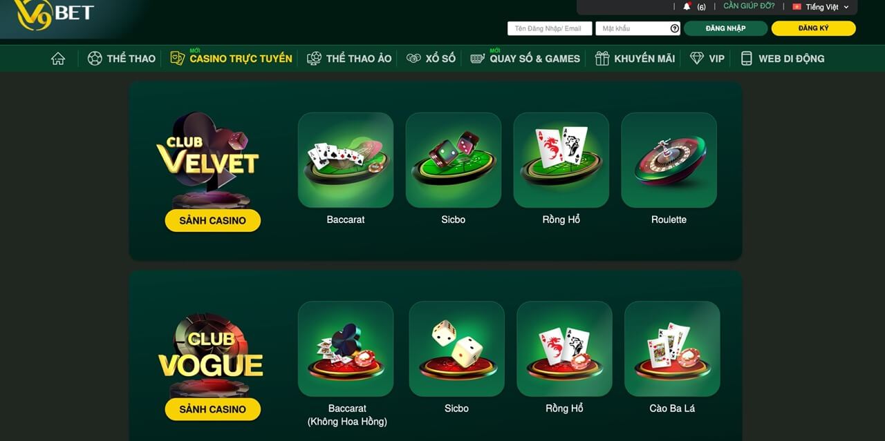 V9bet - Trang Casino Online không uy tín